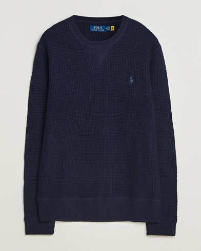 Polo Ralph Lauren Wool/Cashmere Cable Half Zip Hunter Navy at