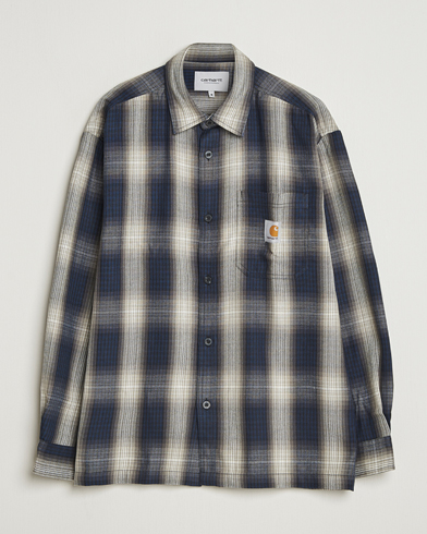 Carhartt WIP Harlin Checked Shirt Jupiter – Grey