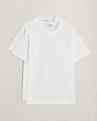 Armor Lux for Care of Carl 2-Pack Heritage Callac T-Shirt White/White – White