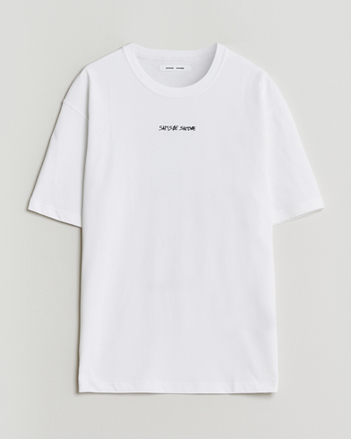 Samsøe Samsøe Dinner Printed Crew Neck T-Shirt White – White