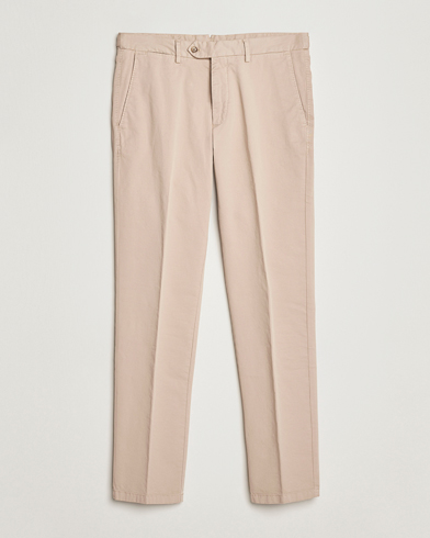 Men | Oscar Jacobson | Oscar Jacobson Danwick Cotton Trousers Beige