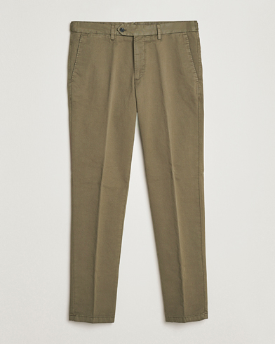 Men | Oscar Jacobson | Oscar Jacobson Danwick Cotton Trousers Olive