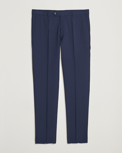 Men | Oscar Jacobson | Oscar Jacobson Denz Wool Blend Trousers Navy