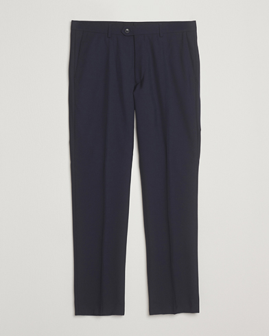 Men | Oscar Jacobson | Oscar Jacobson Dandy Wool Trousers Blue