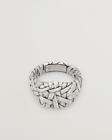 Tom Wood Quilt Ring Small Silver – Silver