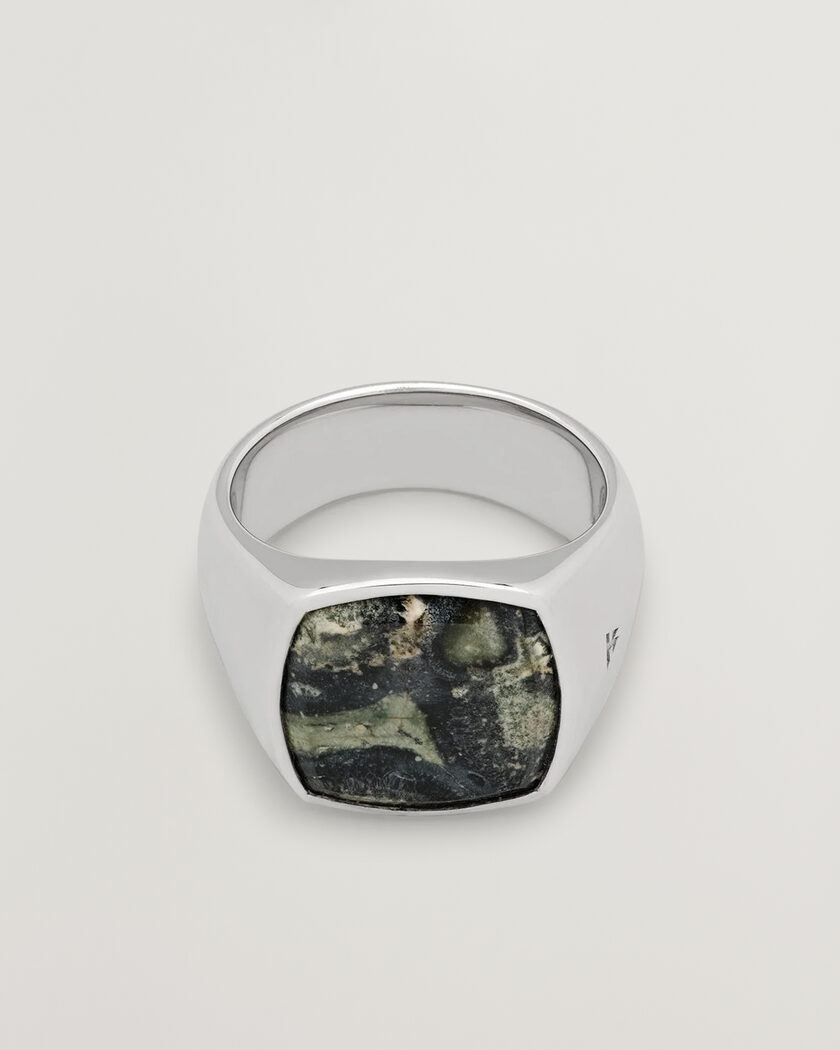 Tom Wood Cushion Ring Kambaba Silver – Silver