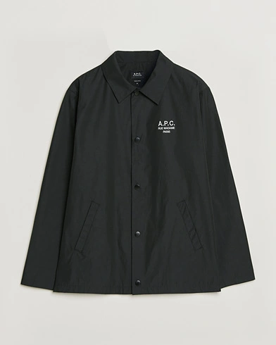 A.P.C. Rue Madame Coach Jacket Black – Black