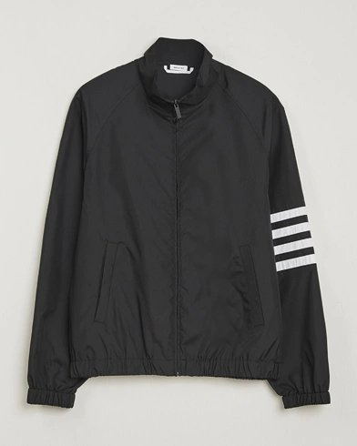 Thom Browne Raglan 4 Bar Nylon Jacket Black – Black