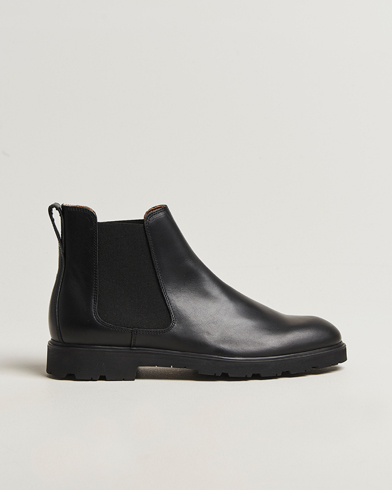 UBR Thunder Chelsea Leather Boot Black – Black