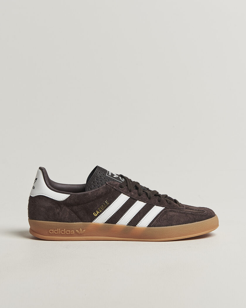 adidas Originals Gazelle Indoor Sneaker Brown/White – Brown