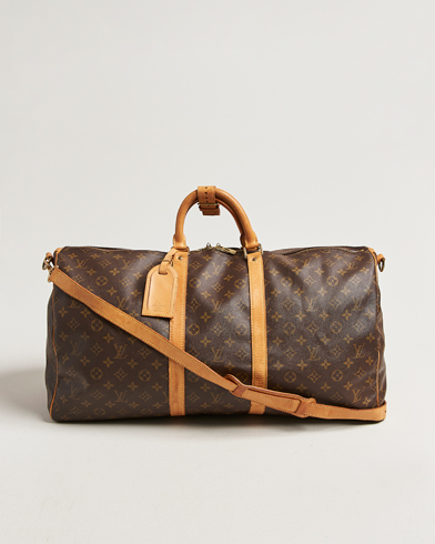 Louis Vuitton Pre-Owned Keepall Bandouliére 55 Monogram – Brown