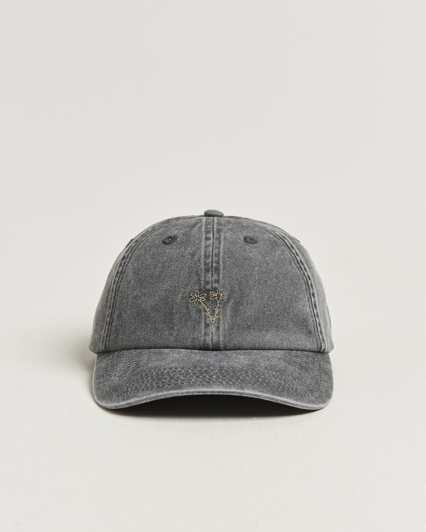 Forét Bouquet Heavy Washed Cap Washed Black – Black