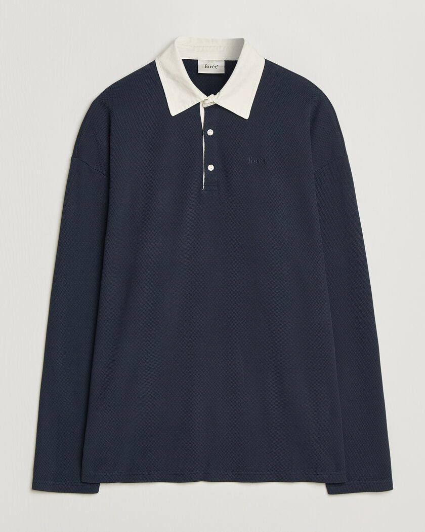 Forét Match Rugby Structured Sweatshirt Navy – Blue