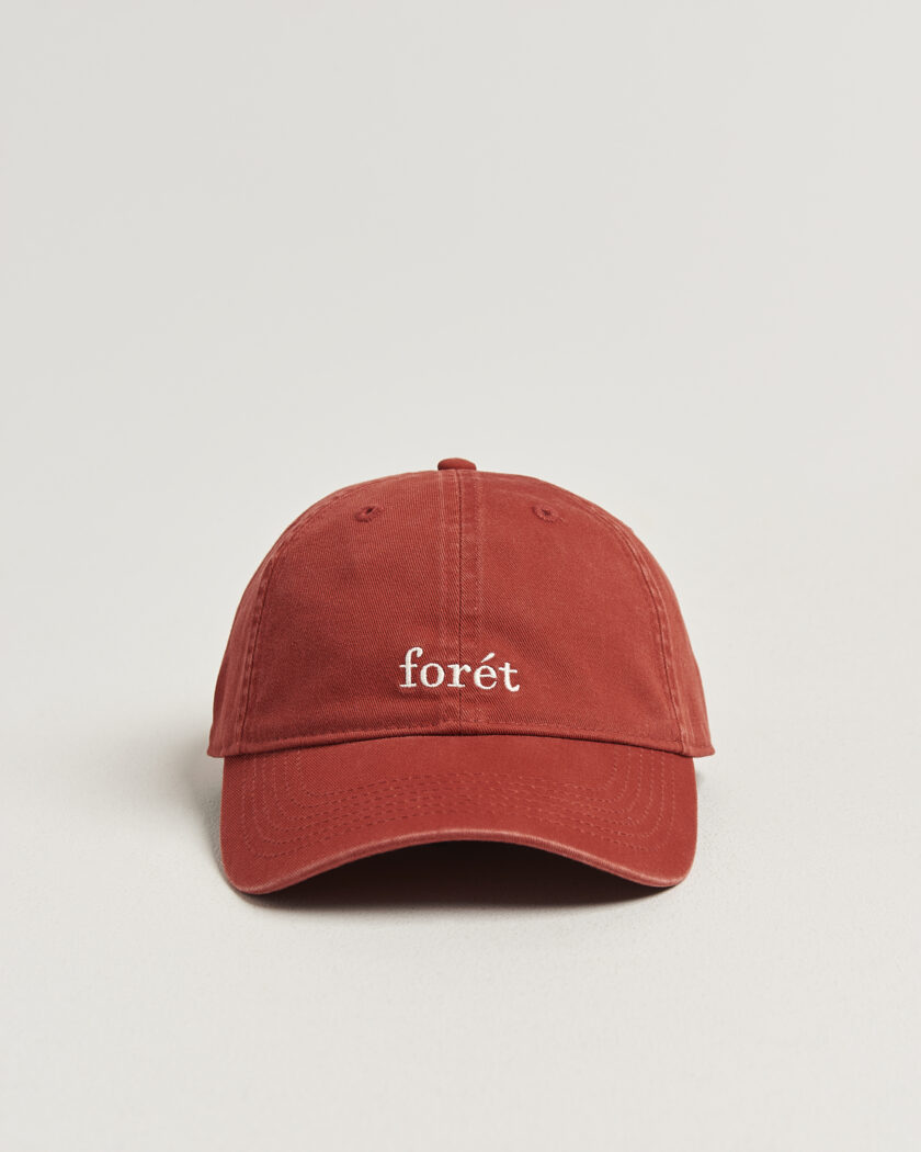 Forét Hawk Washed Cap Red – Red