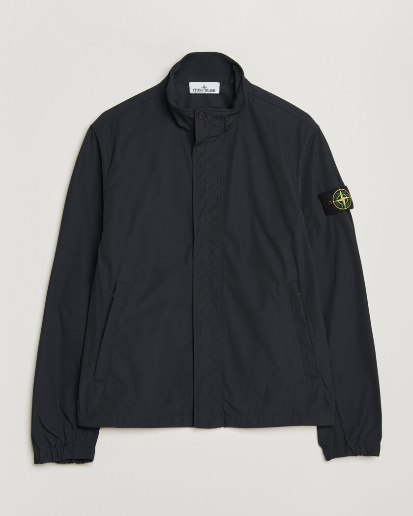 Stone Island Micro Twill Stand Collar Jacket Black – Black