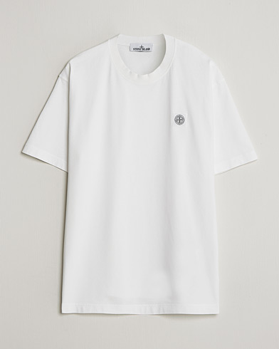 Stone Island Combed Organic Cotton T-Shirt White – White