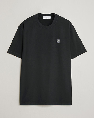 トップス STONE  18aw GARMENT DYED SHIRT Stone Island Garment Dyed Cotton Jersey T-Shirt Black at