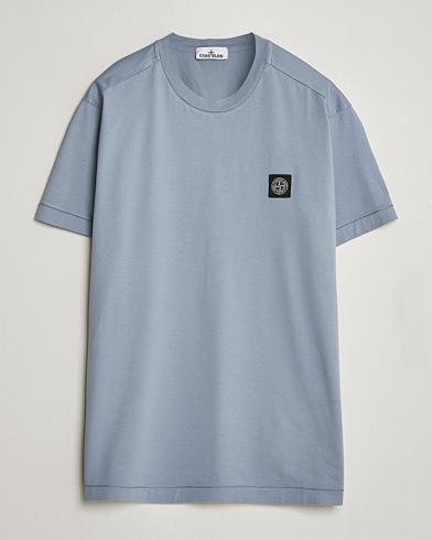Stone Island Garment Dyed Cotton Jersey T-Shirt Dark Blue – Blue