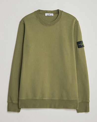 Stone Island Garment Dyed Fleece Sweatshirt Military Green – Green