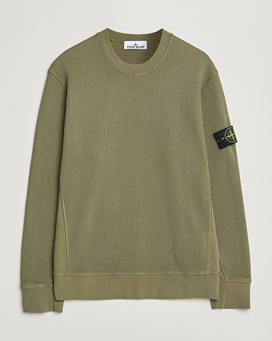 Auralee Super High Gauze Sweatshirt Dustry Green at CareOfCarl.com