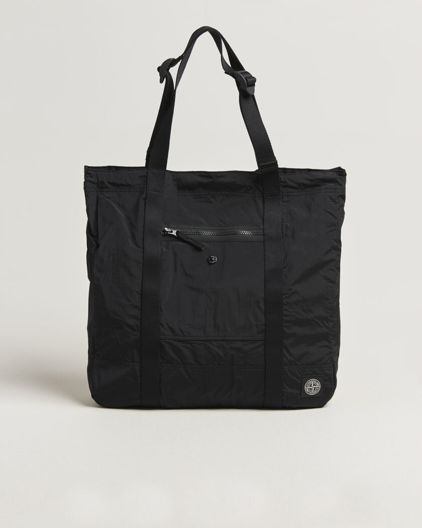 Stone Island Nylon Tote Bag Black – Black