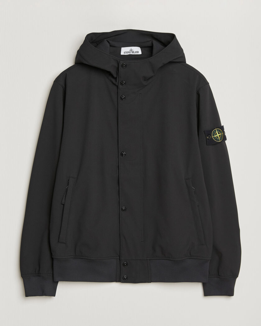 STONE  SUPIMA JACKET ブラック　Lサイズ Stone Island Supima Cotton Stretch Hooded Jacket Black at