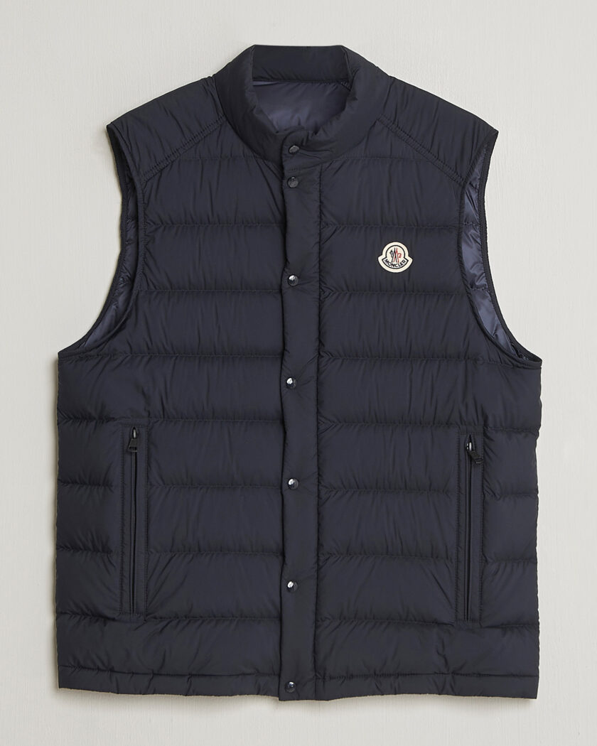 Moncler Barthe Down Vest Navy – Blue