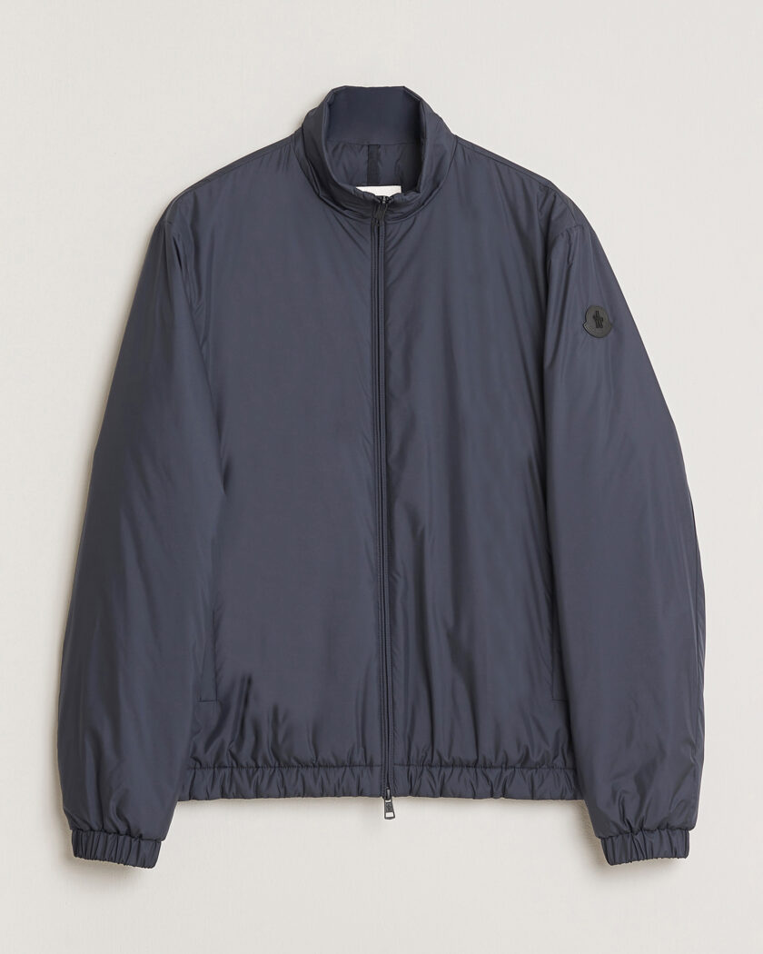 Fred Perry Textured Tennis Bomber Jacket Navy at CareOfCarl.com