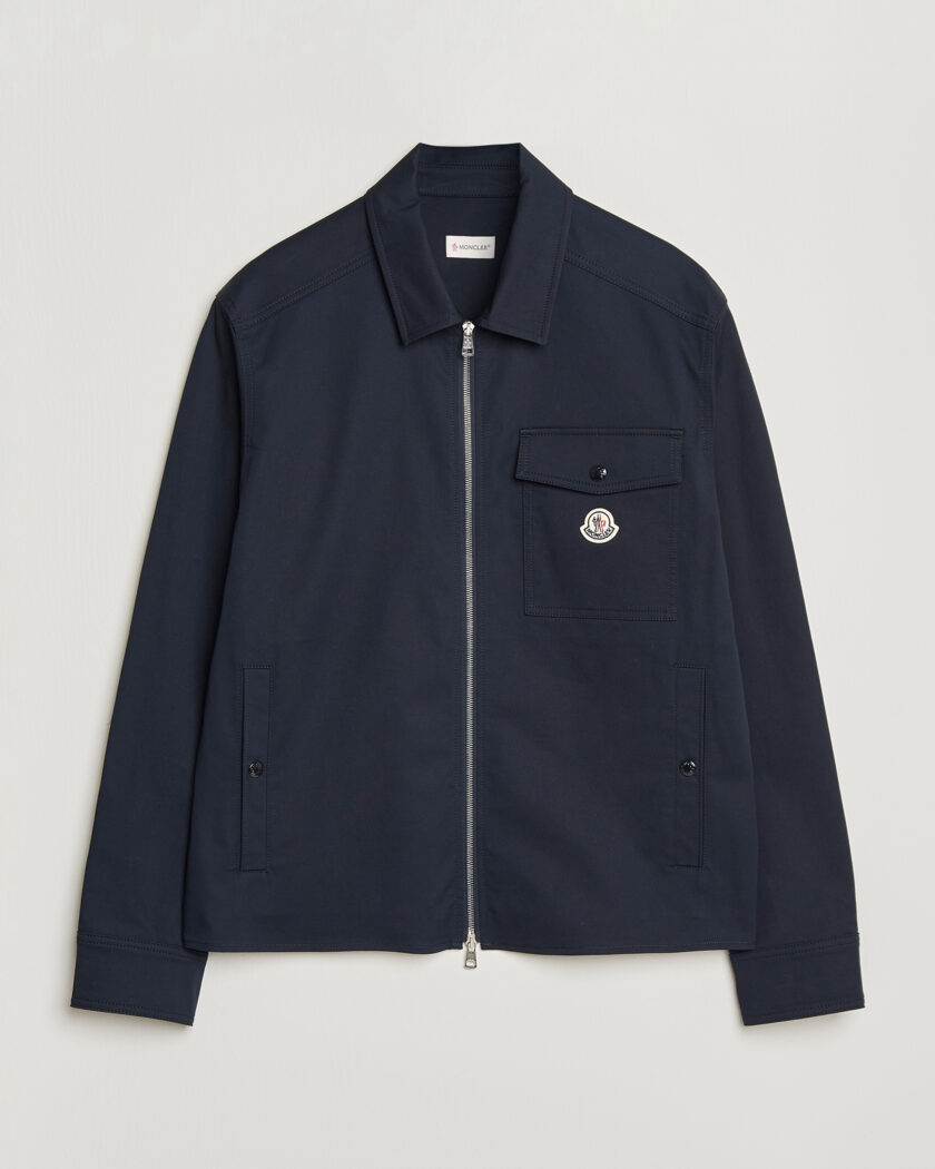 Moncler Zip Overshirt Navy – Blue