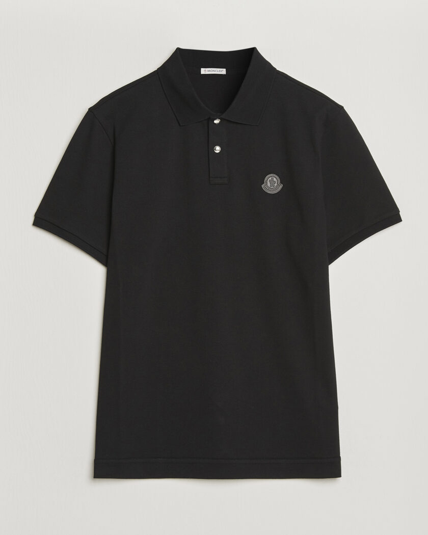 Moncler Luxury Logo Polo Black – Black