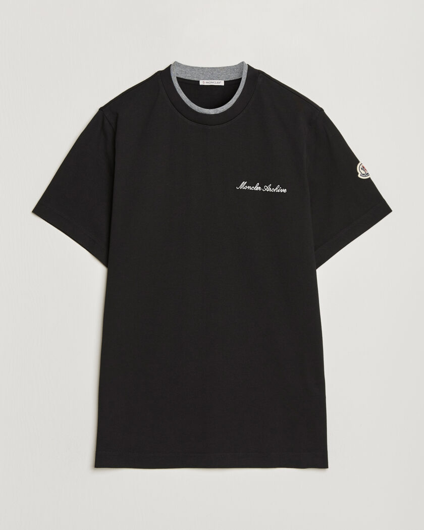 Moncler Genius X Palm Angels Printed T-Shirt Black at CareOfCarl.com