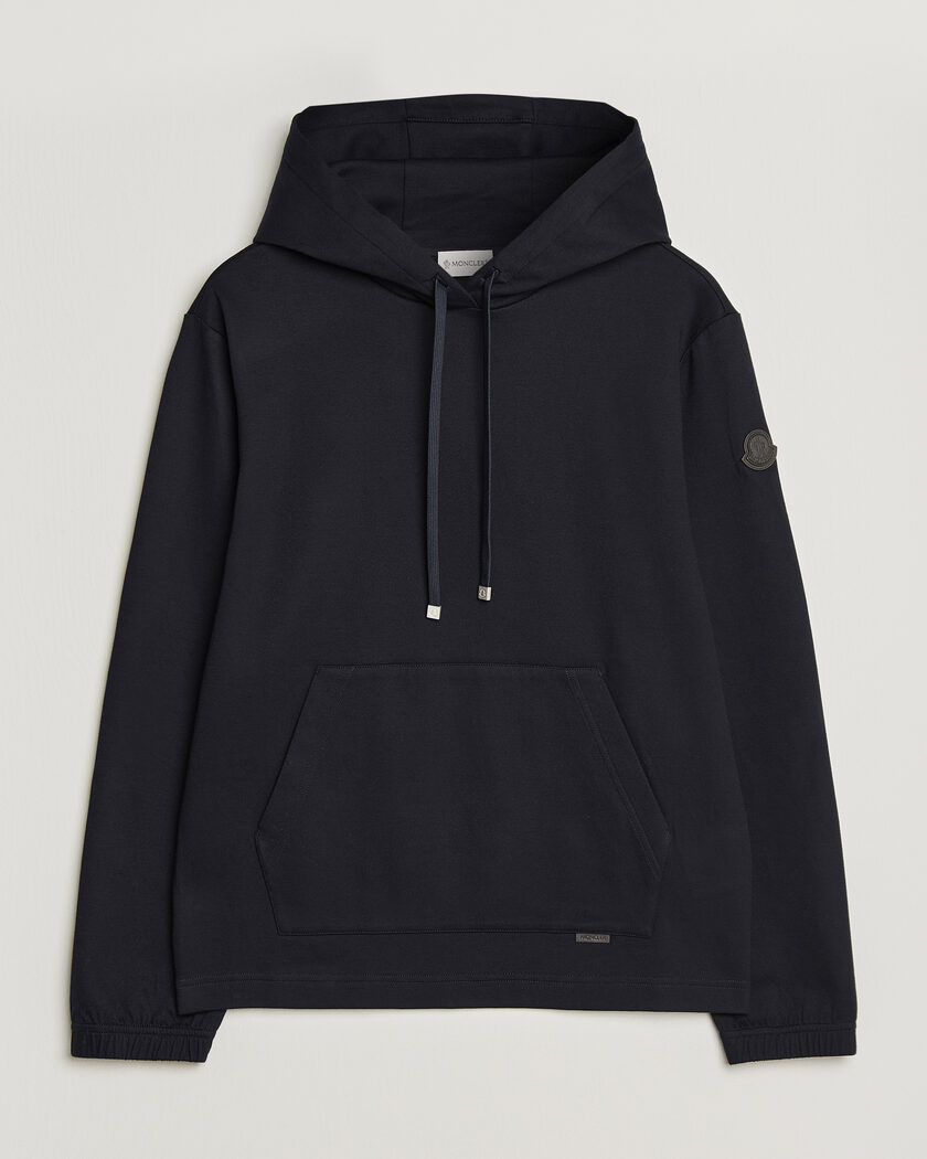 Jil Sander Terry Logo Hoodie Black at CareOfCarl.com