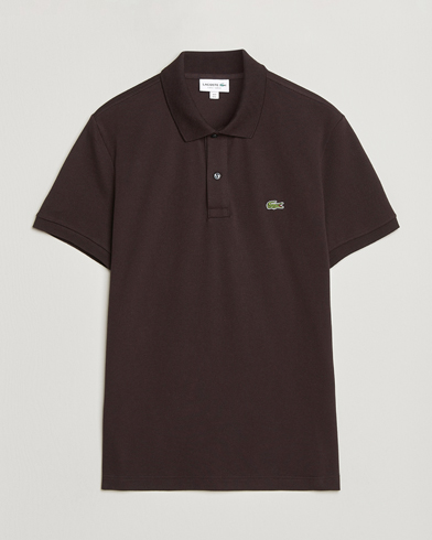 Lacoste Slim Fit Polo Piké Buffle Brown – Brown