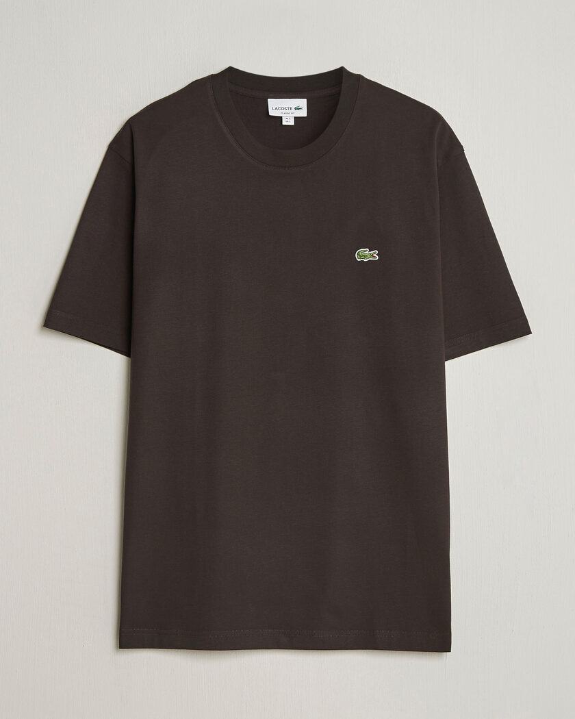 Lacoste Crew Neck T-Shirt Buffle Brown – Brown