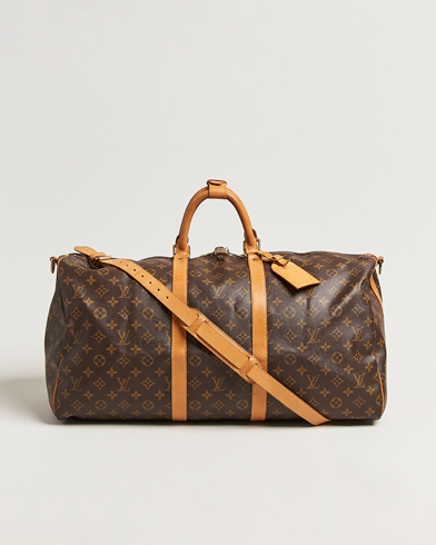 Louis Vuitton Pre-Owned Keepall Bandouliére 55 Monogram – Brown