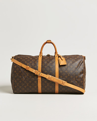 Louis Vuitton Pre-Owned Keepall Bandouliére 55 Monogram – Brown