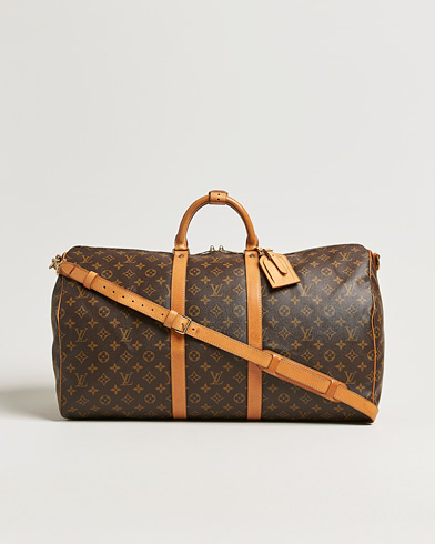 Louis Vuitton Pre-Owned Keepall Bandouliére 55 Monogram – Brown