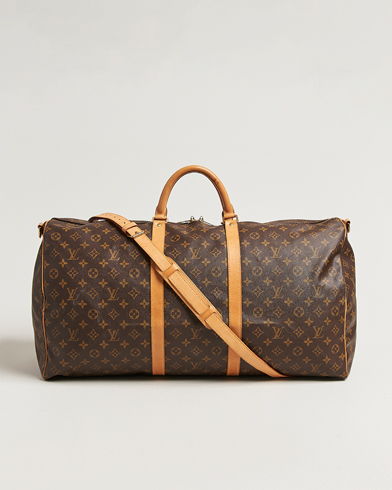 Louis Vuitton Pre-Owned Keepall Bandouilére 60 Monogram – Brown