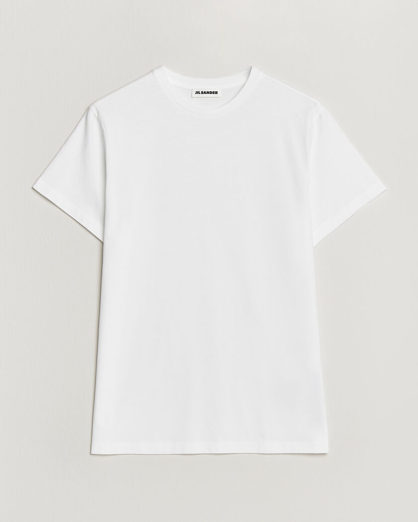 Jil Sander Short Sleeve Basic T-Shirt White – White