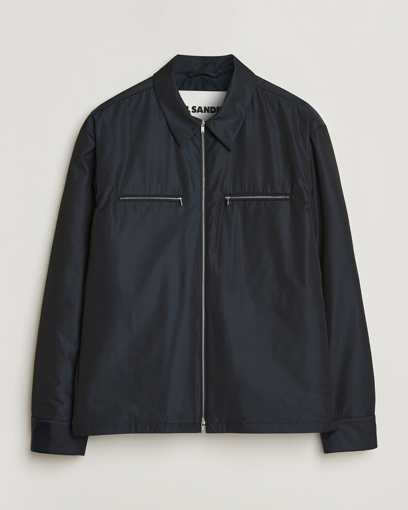 A.P.C. Chase Wool Bomber Jacket Dark Navy at CareOfCarl.com