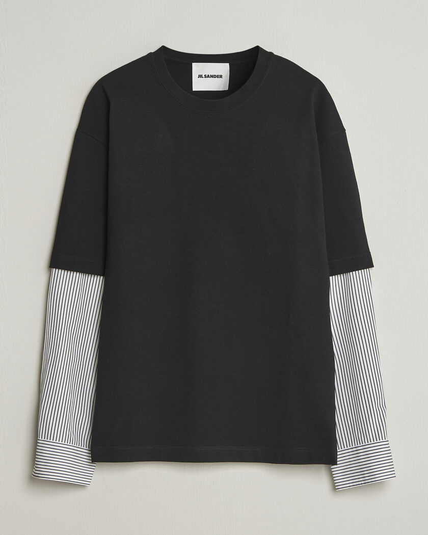 Jil Sander Long Sleeve T-Shirt Black – Black