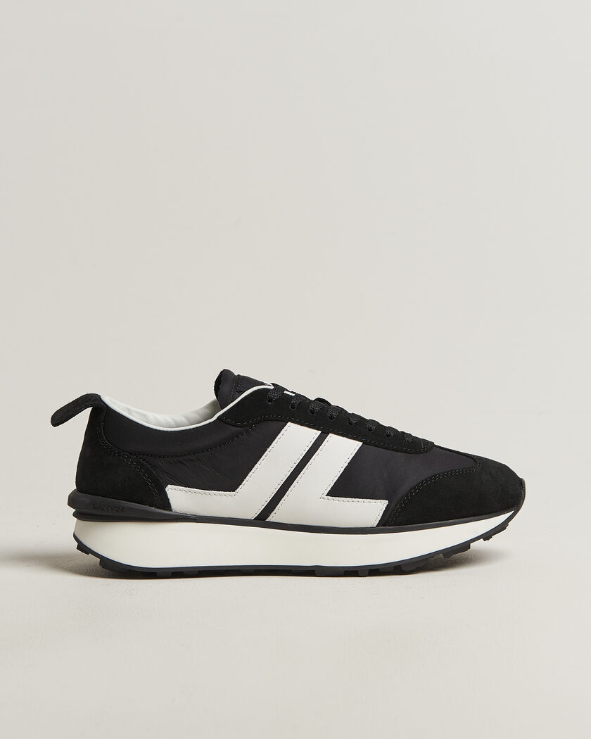 Lanvin Bumpr Running Sneakers Black/White – Black