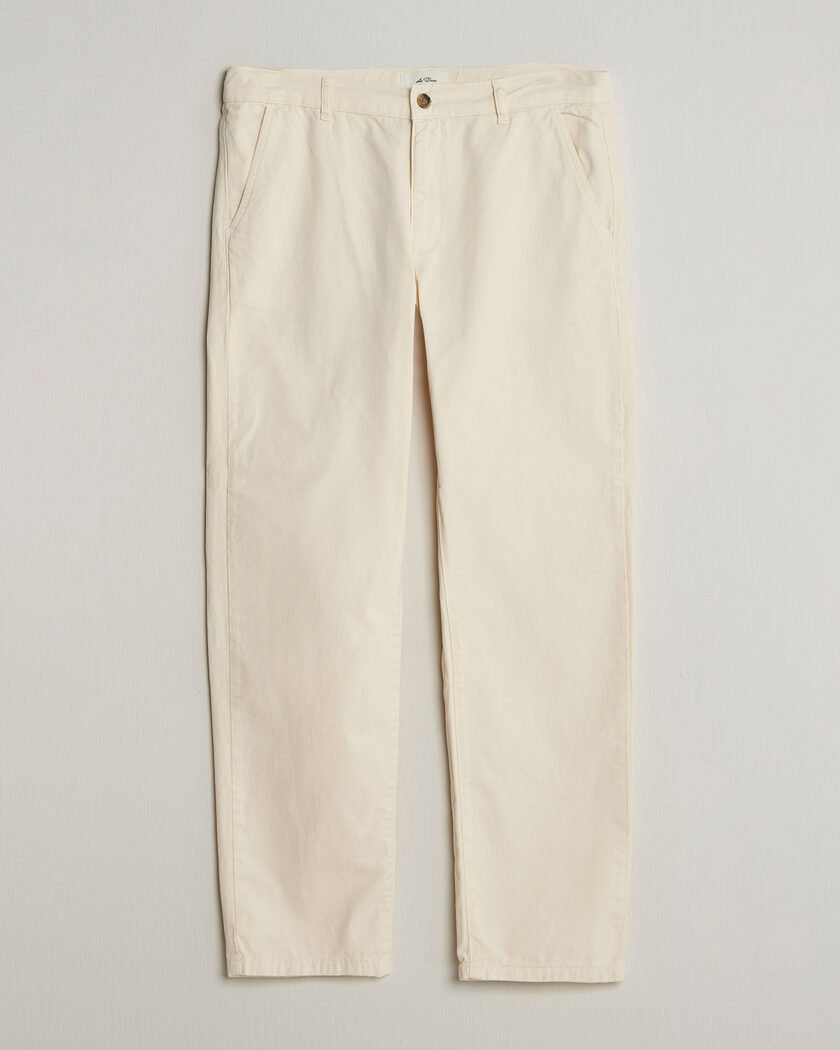 Auralee Washed Finx Chinos Ivory at CareOfCarl.com