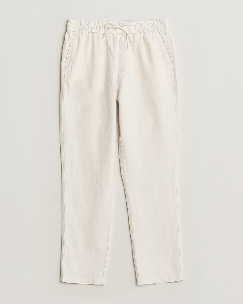 LES DEUX Patrick Heavy Linen/Cotton Pants Eggnog White – White