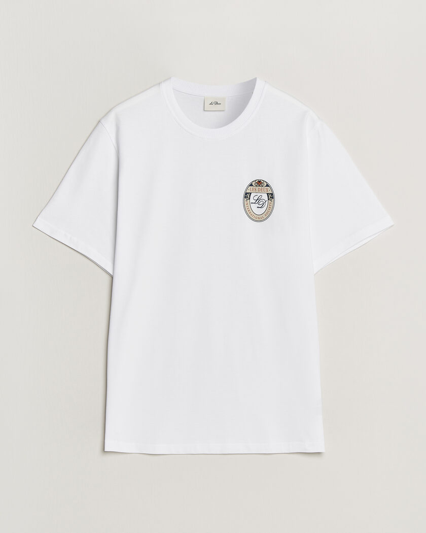 LES DEUX Brday Emblem T-Shirt White – White