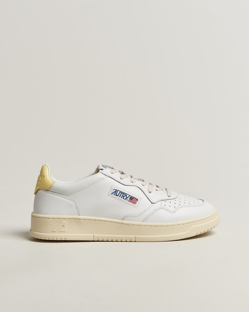 Autry Medalist Low Sneaker White/Lemon Meringue – White