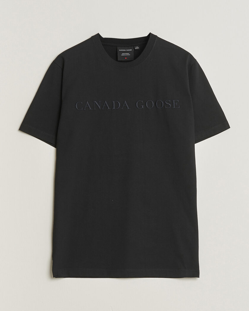 Canada Goose Vantage Wordmark T-Shirt Black – Black