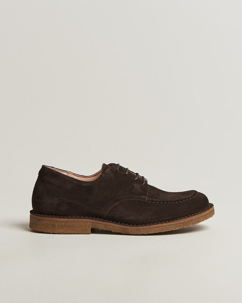 Astorflex Carlflex Derby Dark Brown Suede – Brown
