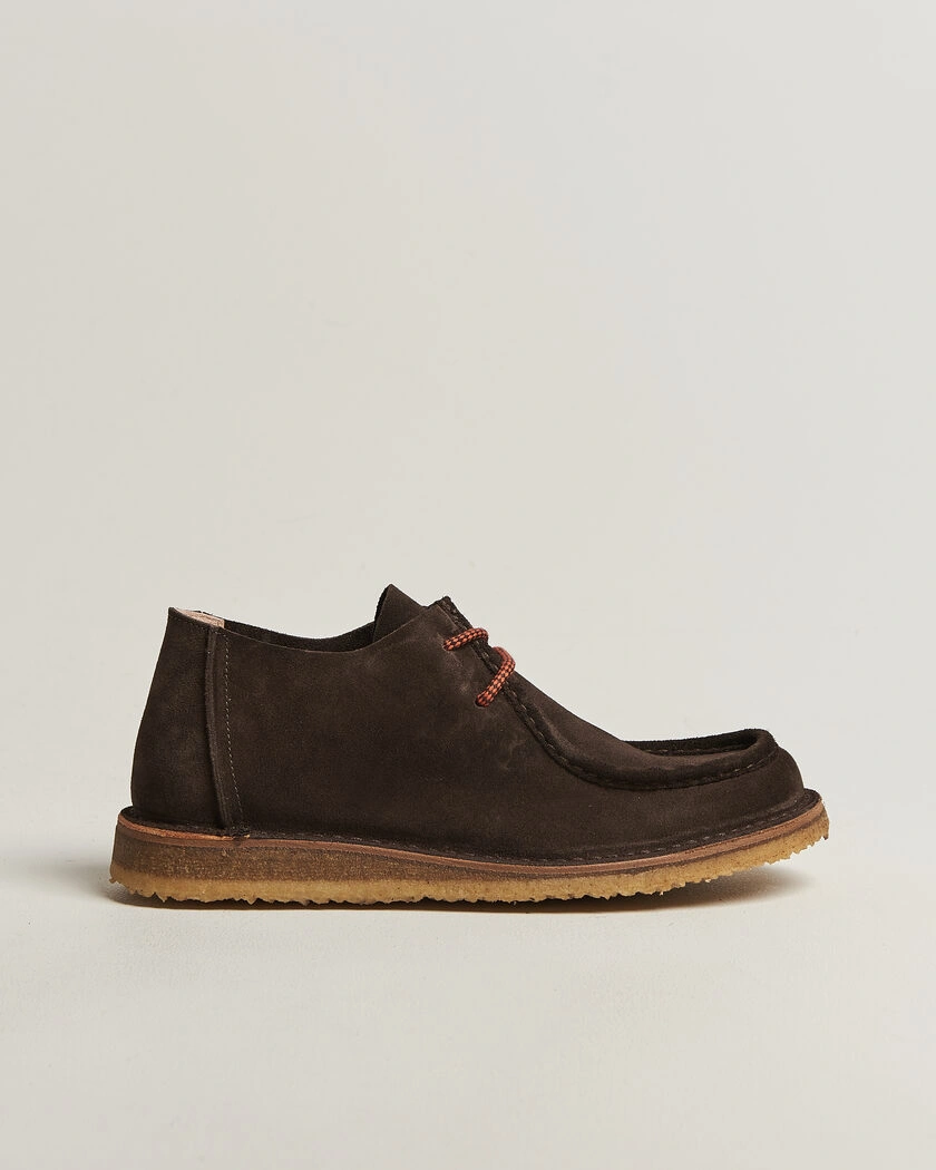 Astorflex Beenflex Shoes Dark Brown Suede – Brown