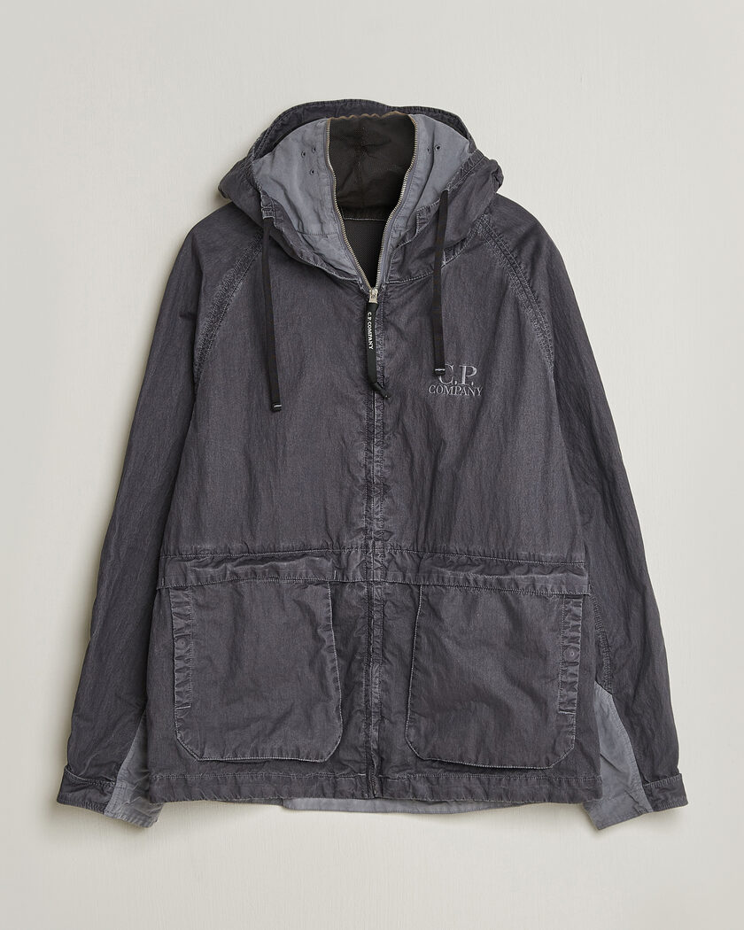 Moncler Grimpeurs Hooded Jacket Navy at CareOfCarl.com